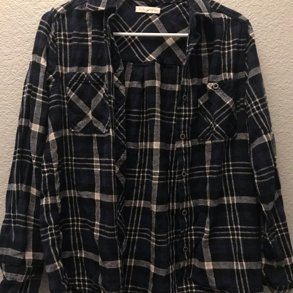 pacsun la hearts flannel